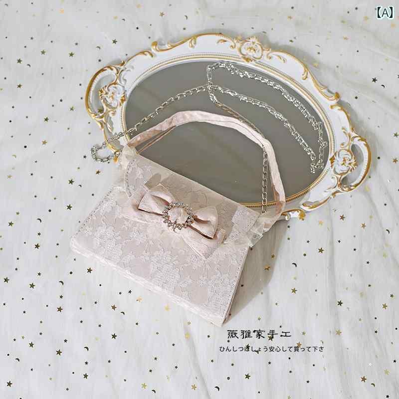 パーティーバッグ レディース 毎日 優しい 女の子 ロリータ レトロフレンチ バッグな 質感の 高級 クロス ボディバッグ 女性用