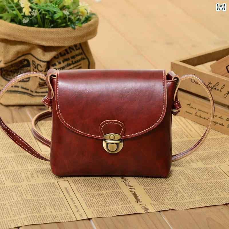 パーティーバッグ レディース 小森 レトロ スモールバッグ レディース ソフト スモール レザーバッグ 軽量 ウォーキング 夏 学生 ショルダー メッセンジャーバッグ