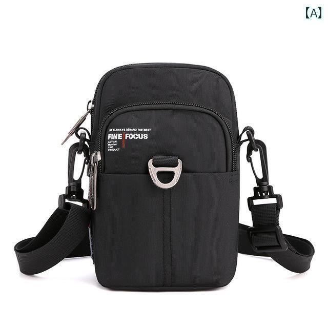 ウエストポーチ メンズ 3 T ミニ スマートフォン メッセンジャーバッグ ウエスト バッグ メンズ レディースの レジャー 夏と 秋 ファッション 小さい