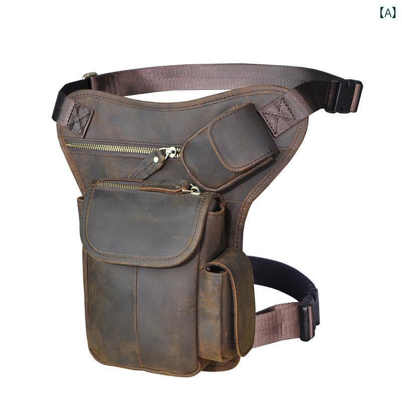 ウエストポーチ メンズ タクティカル ウエスト バッグ アウトドア レッグバッグ 多機能 レトロ メンズ..