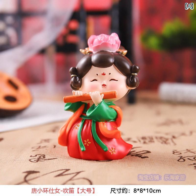 かわいい 飾り 雑貨 の レトロ スタイル 唐代 女性 唐小 環 デスク トップ 装飾 装飾品 西安 文化 創造 お土産 ガールズ ギフト