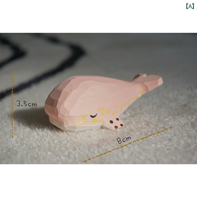 かわいい 飾り 雑貨 Yizhidian / 晴れる のを 待っています 空を 泳ぐ 魚の シンプル ペイント 木彫り ..