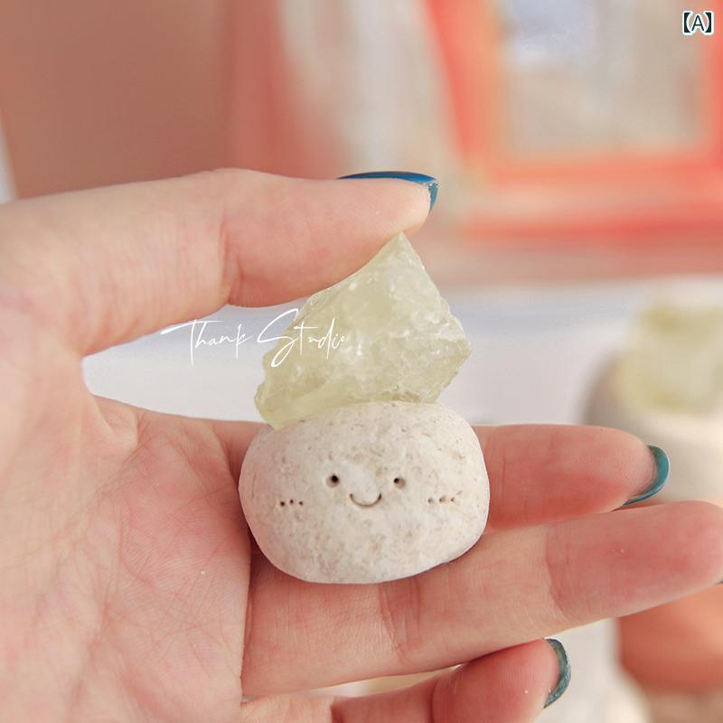 かわいい 飾り 雑貨 小豆 クリスタル 装飾品 ミネラル クリスタルワーク パートナーな ギフト