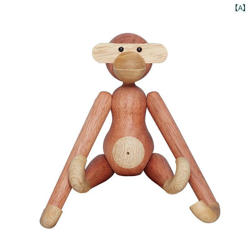 かわいい 飾り 雑貨 愛で 家を 囲む デンマークの 木製 人形 デスク トップ 装飾品 北欧 ホーム ソフト デコレーション ウォール ペンダント ギフト。