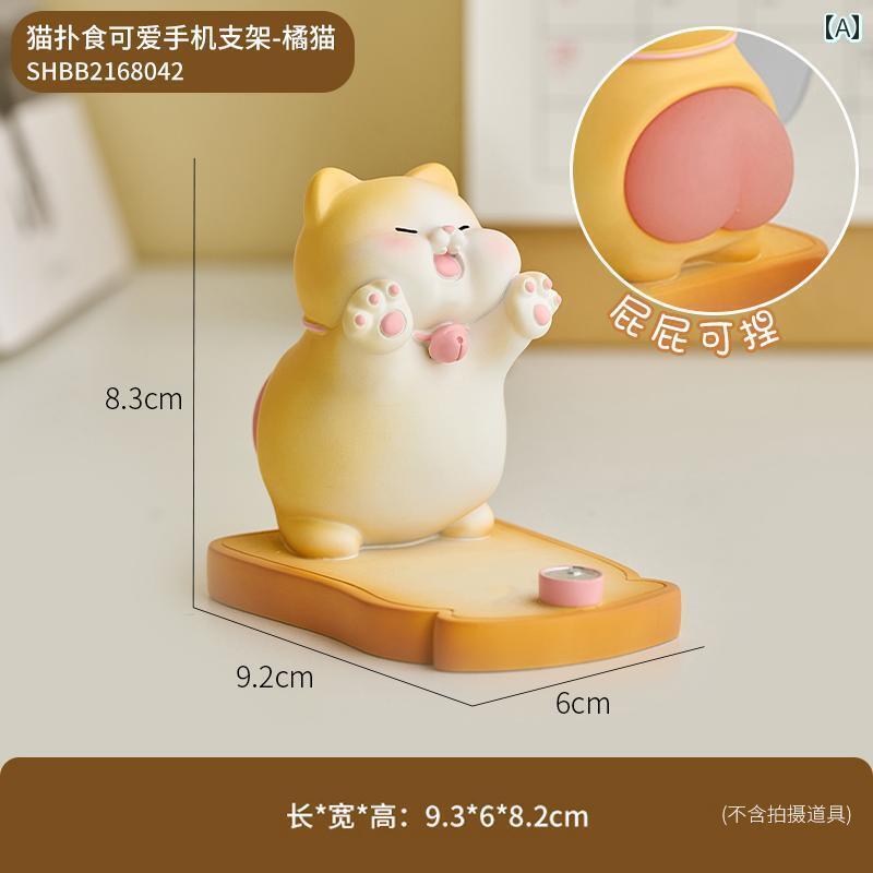 かわいい 飾り 雑貨 かわいい 猫の 飾り オフィス 用品 女の子 ワークステーションの デスク トップの 装飾 減 圧と 癒しの ギフト