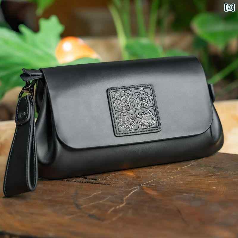 クラッチバッグ メンズ おしゃれ マスター ルー トーテム メンズ クラッチバッグ 革 多機能小銭入れ大..