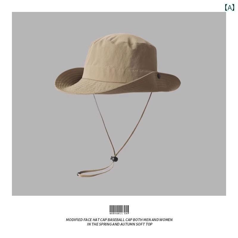 キッズ用 サンハット 日焼け防止 帽子 子供の ハイキング 帽子 春夏 キャンプ カウボーイハット 男の子と 女の子 日焼け防止 速乾 漁師の