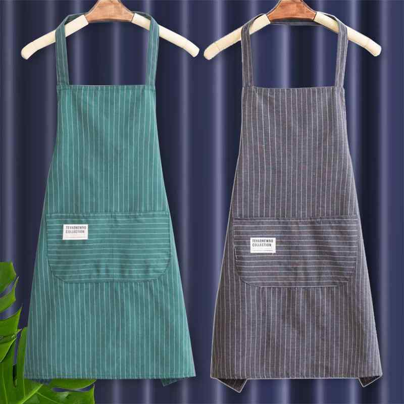 エプロン レディース 女性用 綿100% キッチン 料理 カフェ ワークエプロン おしゃ...