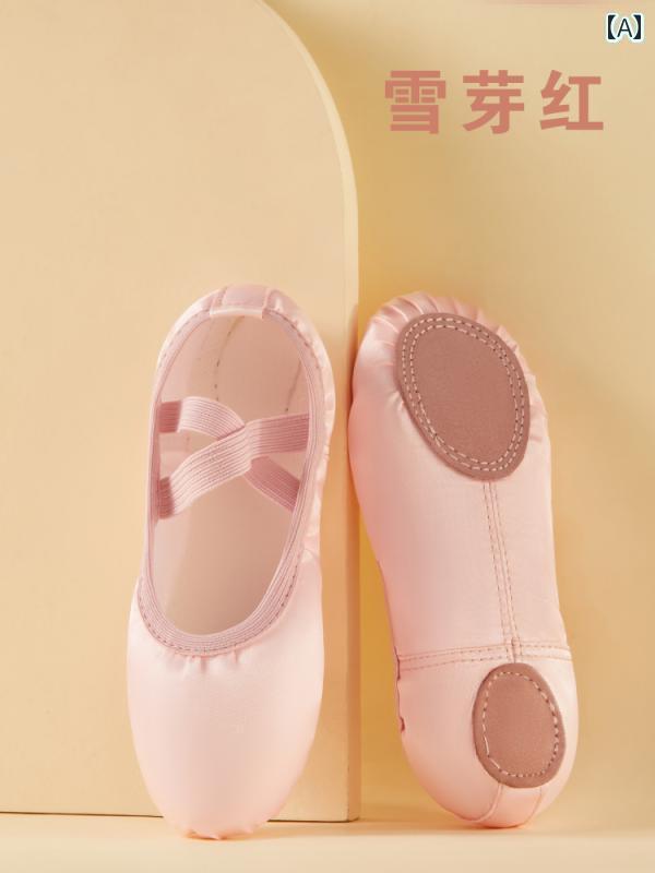 ダンスシューズ 子供用 バレエ 子供と 女の子 ダンス シューズ ソフト ソール ボディ トレーニング 幼..