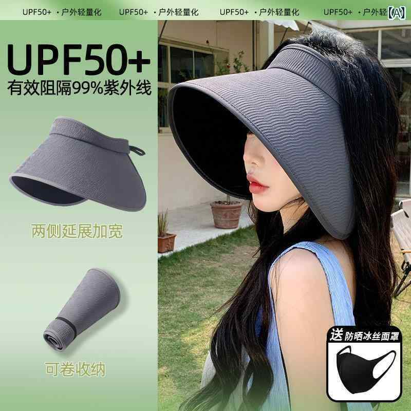 ハット 日焼け防止 サンハット 2025年 新型 ランプシェード ハット 夏用大 つば サンハット レディー ..