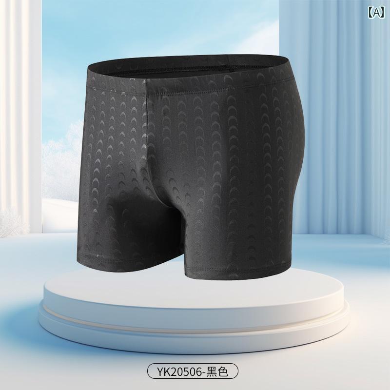 水着 スパッツ メンズ メンズ 水泳 パンツ フェイク サメ 皮 大きいサイズ ゆったり 黒 恥ずかしさ 防..