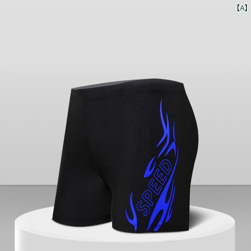 水着 スパッツ メンズ 水泳 パンツ メンズ ゆったり 大きいサイズ 太った 男 温泉 快適 生地 ポリエステル ボクサー 紐 付き 水着