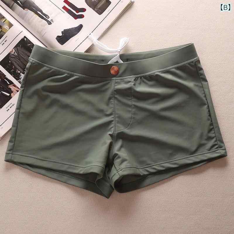 水着 スパッツ メンズ ファッション 無地 メンズ 水泳 パンツ 若見え ゆったり した 大きい ボクサー パンツな 水着 ビーチ