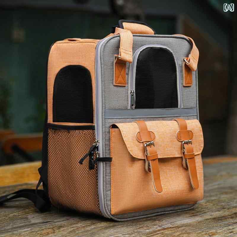 お出かけ 猫用 キャリーバッグ カート ペット リュック 猫 ハンドキャリー ケージ 中小型 犬 通気性大..