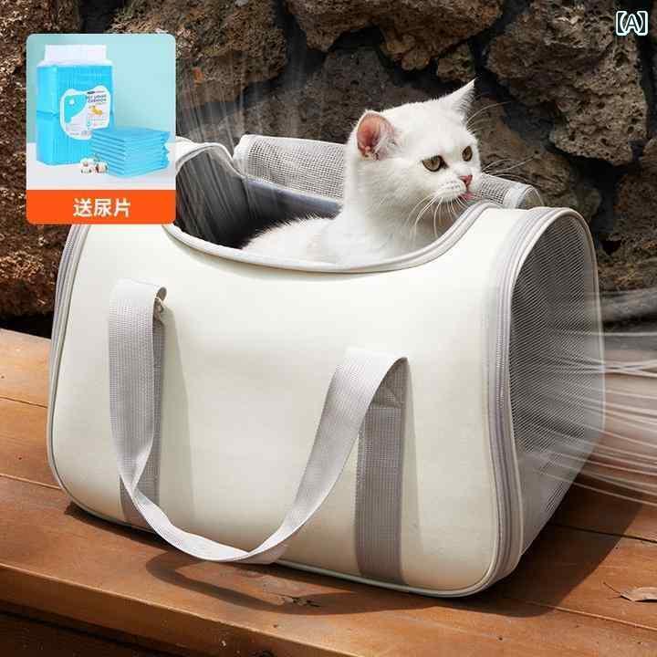 お出かけ 猫用 キャリーバッグ カート 猫 バッグ 携帯用 お出かけ ワンショルダー 猫用 スクール ペッ..