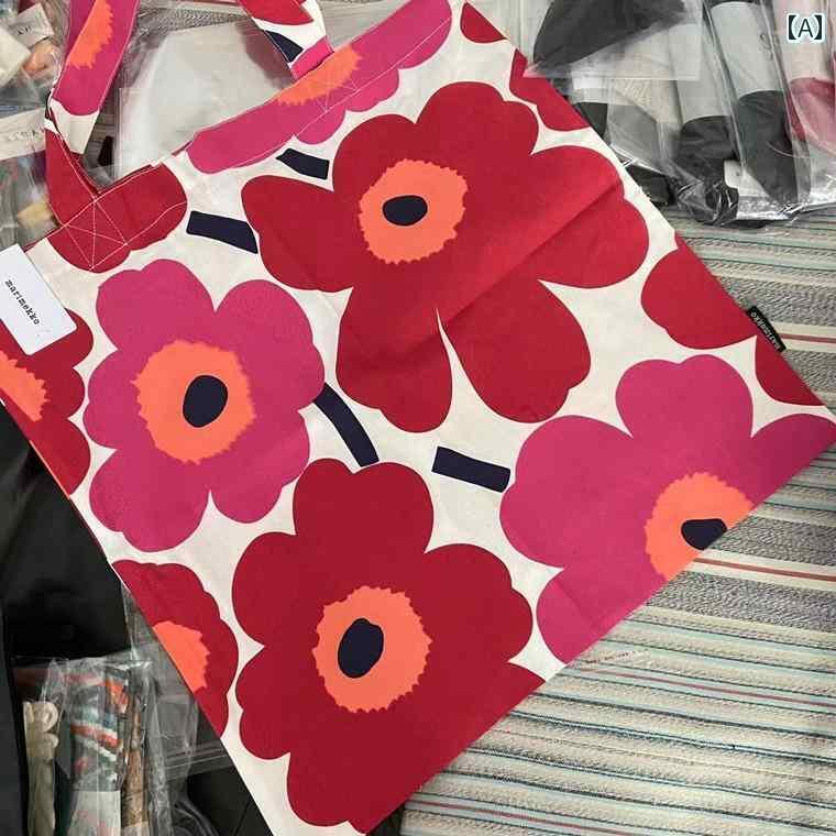 トートバッグ 収納 便利 フィンランドの な ショルダー キャンバス バッグ 大容量 環境に 優しい ショ..