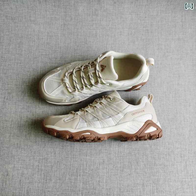 ウォーキング シューズ メンズ ハイキング シューズ メンズ ローカット アウトドア カジュアル スポーツ 大きいサイズ 軽量 シングル メッシュ 通気性 春と 夏