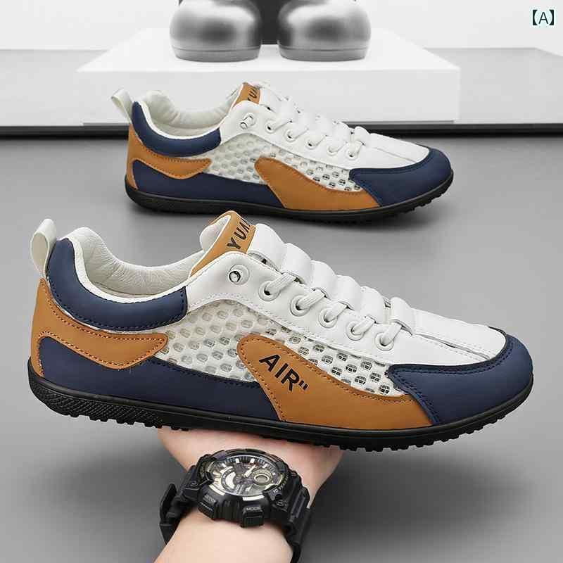 ウォーキング シューズ メンズ パラ シューズ メンズ 2025夏 メッシュ 通気性 冷感 エアコン スリッポン スポーツ カジュアル