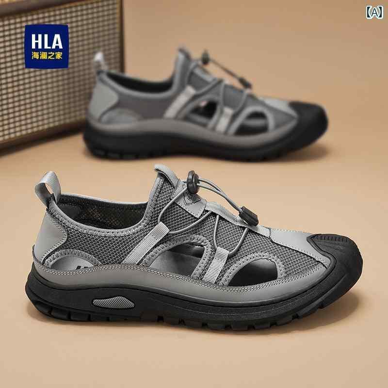 ウォーキング シューズ メンズ Heilan Home メンズサンダル 2025夏 アウトドア ウェーディング クリーク シューズ 釣り 登山 スポーツ ホール