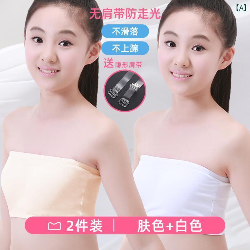 チューブ トップ ブラ 女の子 ダンス用の 見えない 下着 露出を 防ぐ 女性用 チューブ トップ 学生 子..