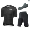 サイクリングウェア メンズ メンズ レディースの 夏の 半袖 サイクリングウェア マルチ カラー オプション サイクリングに 適した プロ 仕様の ビブ ショーツ ユニセックス サイクリング スーツ