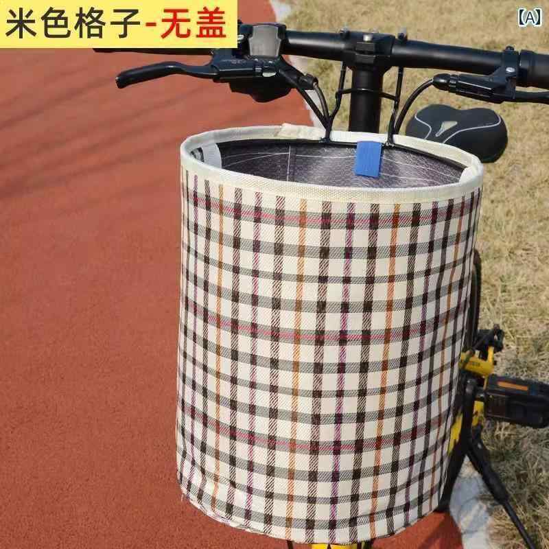 自転車 かご サイクリング 自転車 かご 電気 自動車用前 キャンバス 折りたたみ マウンテンバイク用 吊り下げかご 自転車用 野菜
