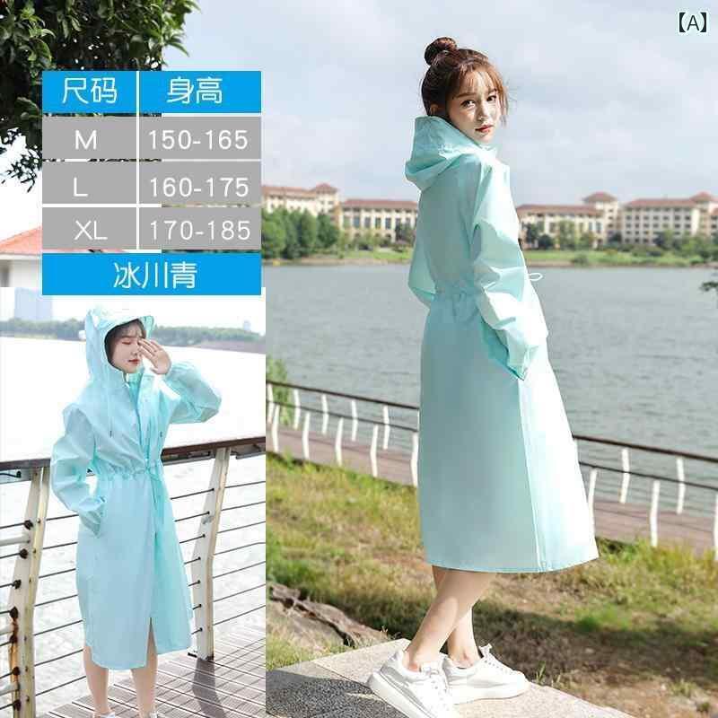 女性用 かっぱ レインコート ワンピース レディース 大人用 日焼け防止 ロング 丈 全身 雨 風 対策 電..