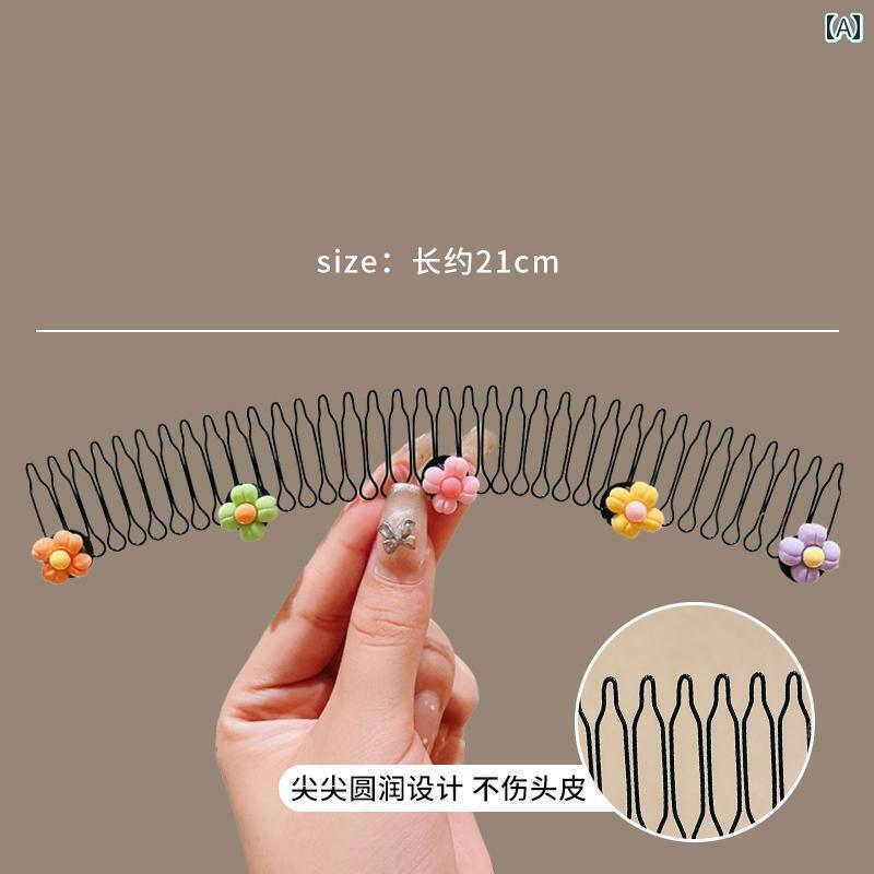 ヘア アクセサリー キッズ 子供用 ヘアスタイリング 用品 かわいい 固定 ヘア コーム 見えない ヘッド バンド後 頭部 ピン ベビー アクセサリー