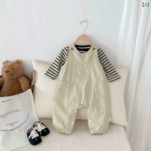 ベビー服 半袖 快適 ベビー 春秋 スーツ 韓国 秋服 スタイル 幼児用 オーバー オール ツーピース お出かけ 服 ベビー服 半袖 快適 ベビー 春秋 スーツ 韓国 秋服 スタイル 幼児用 オーバー オール ツーピース お出かけ 服