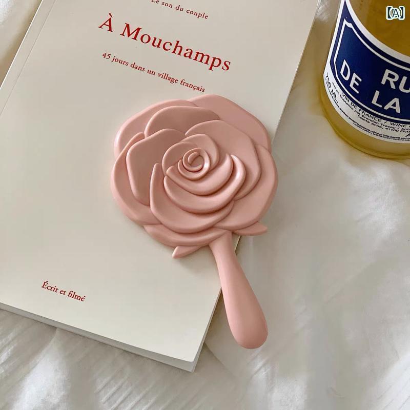 化粧鏡 かわいい 使いやすい 結婚 祝い 私の 祝いの バラの 化粧 鏡 花嫁 介 添 人 携帯用 手 ミニ