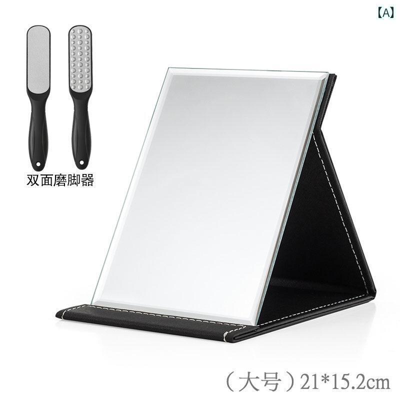 化粧鏡 かわいい 使いやすい メンズな 折りたたみ ミラー 寮用 携帯用 化粧 鏡 学生 女の子 シンプル 大型 男の子 小型 シェービングミラー