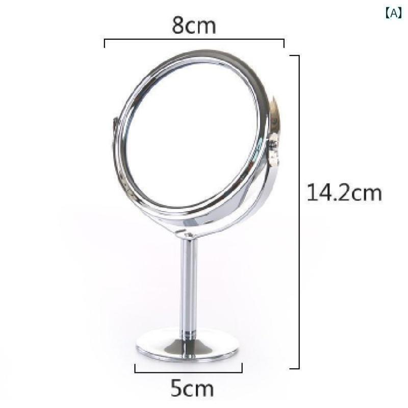 化粧鏡 かわいい 使いやすい 20倍 拡大 化粧 鏡 鏡高 画 質 毛穴 黒ずみ ニキビ 小型 卓上 両面
