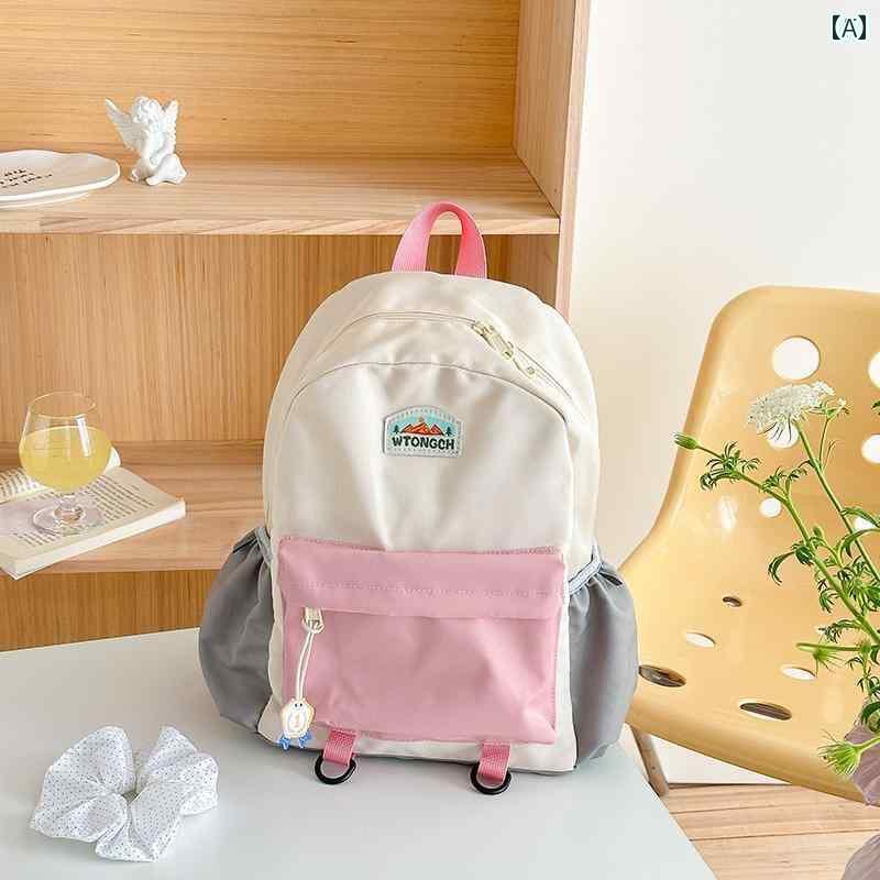 子供 バック 背負い 幼稚園の バック パック 子供用 スクール バッグ で 軽量 な カラーマッチング 小学校と 中学校の 男の子と 女の子 旅行用
