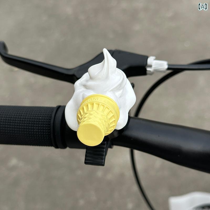 自転車 ベル アクセサリー アイスクリーム 子供用 自転車 ベル大 音量 ユニバーサル マウンテンロード ..
