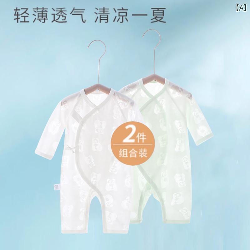 通気性 抜群 ボディスーツ ベビー用 03ヶ月 ベビー モンク 服 ジャンプスーツ 52 サイズ 2 新生児 パジ..