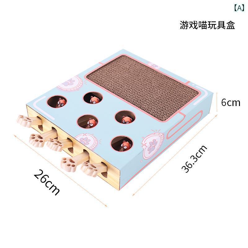 猫用 おもちゃ かわいい 猫用 モグラ 叩き おもちゃ ペット用 インタラクティブ 知 育 玩具 木製 猫を 楽しませる マウス 猫の