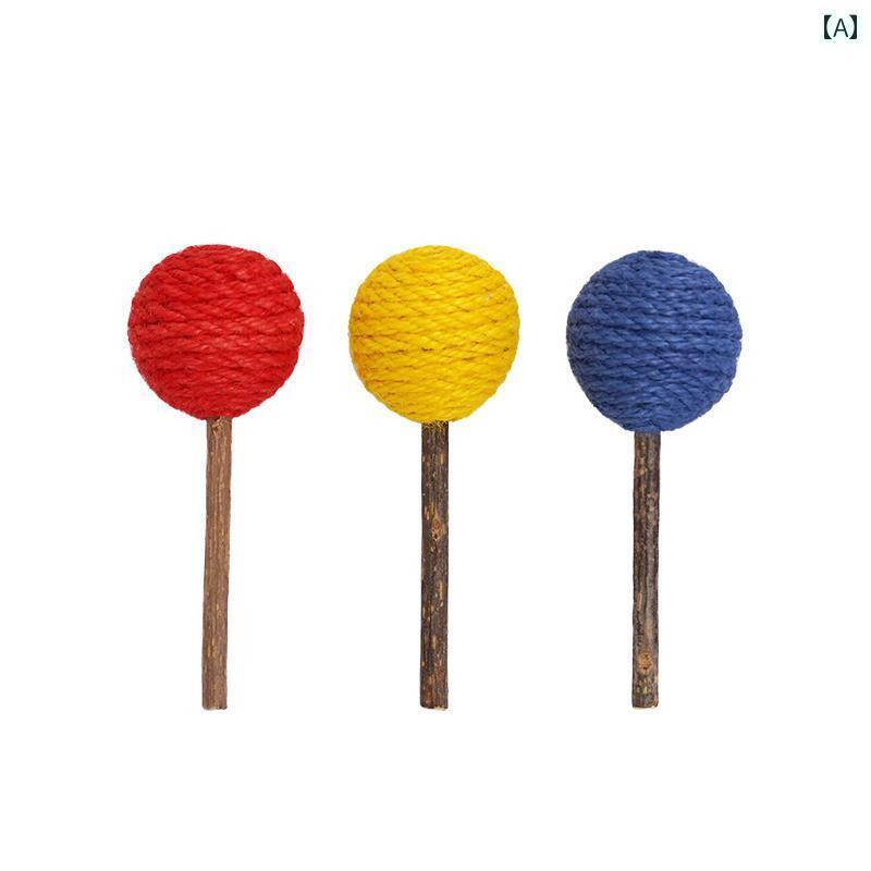 猫用 おもちゃ かわいい 猫の おもちゃ 猫じゃ らし セルフ エンターテイメント ツール 木のような 羽根 バネ 麻 縄 ボール タンブラー 噛みつき 防止 用品