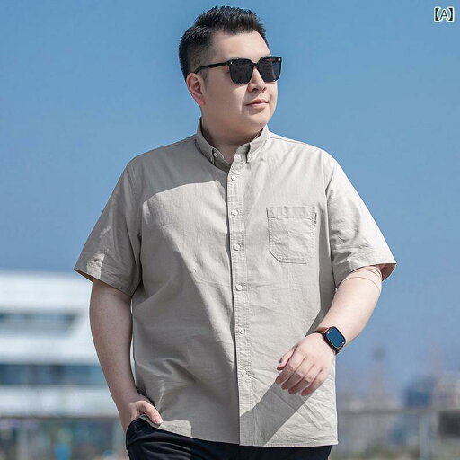 Yシャツ ワークシャツ メンズ 大きめ サイズ カジュアル 半袖 シャツ メンズ 夏 薄手 コットン ゆったり オックスフォード Yシャツ ワークシャツ メンズ 大きめ サイズ カジュアル 半袖 シャツ メンズ 夏 薄手 コットン ゆったり オックスフォード