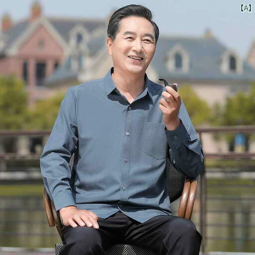 Yシャツ ワークシャツ メンズ 春秋 中年 シャツ メンズ 薄手 長袖お父さん 夏 カジュアルおじいちゃん スーツ 夏服 Yシャツ ワークシャツ メンズ 春秋 中年 シャツ メンズ 薄手 長袖お父さん 夏 カジュアルおじいちゃん スーツ 夏服