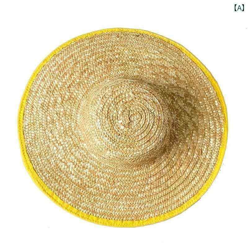 麦わら帽子 涼しい メンズ 出稼ぎ 労働者の つば 広 麦わら 帽子 建設 現場の 農村 労働 保護 日よけ ..