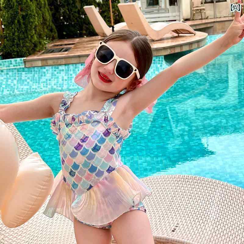女の子用 かわいい マーメイド Zhiliaoの 成長 物語 子供服 女の子 マーメイド ワンピース 水着 子供用..