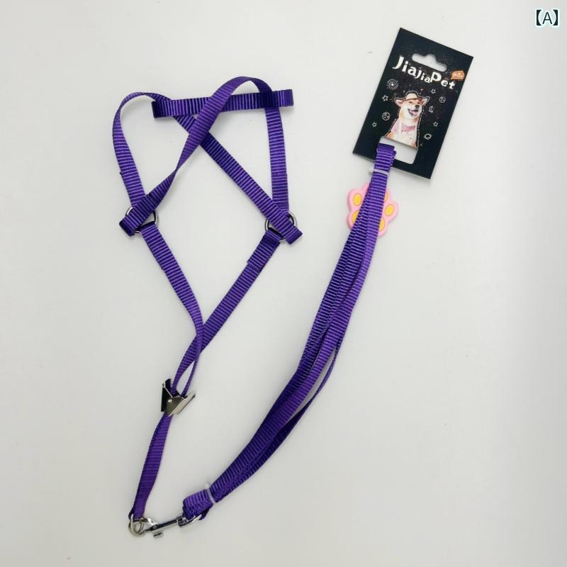 ワンちゃん用 リード ペットの 子犬用 牽引 ロープ 犬用 チェストハーネス 犬の 散歩用 チェーン 小型 ..