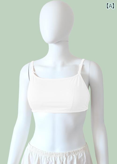 インナー キャミソール レディース スチール リングなし レディース キャミソール 胸 パッド チューブ トップ バックレス 下着 ワンピース ブラジャー 母親 モダール