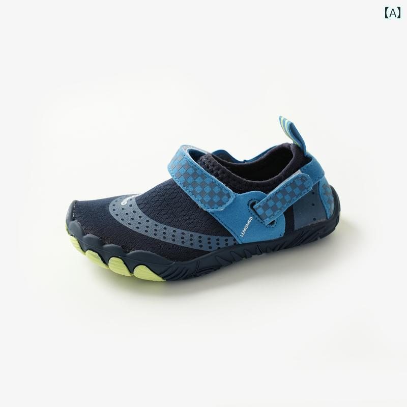 快適 キッズ用 シューズ 男の子と 女の子 子供用 リバート レーシングシューズ ソフト ソールの ハイキ..