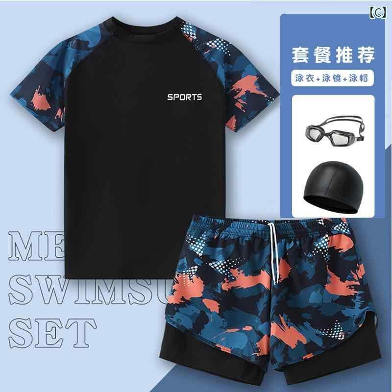 メンズ 水着 セット 2025年 水着 メンズ 恥ずかしくない 水泳 パンツ 温泉 メンズスーツ スポーツ 風速乾 通気性