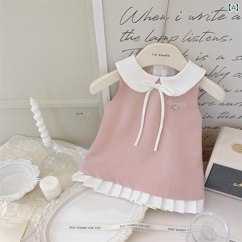 かわいい ドレス ベビー ベビー 服 夏 半袖 ワンピース かわいい 洋風 プリンセス エレガント 風 スカ..