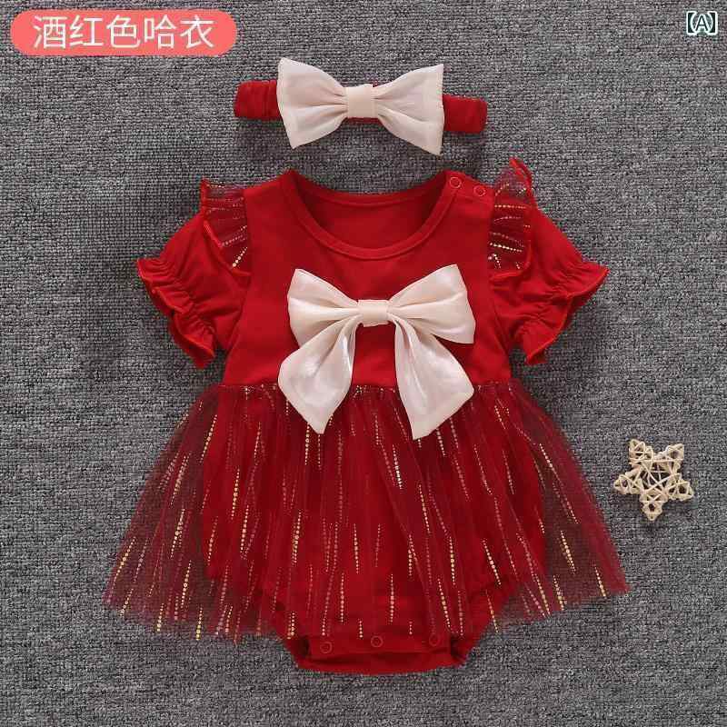 かわいい ドレス ベビー ベビー 夏服 100日 服 1歳 満月 プリンセス ドレス 夏 スーツ スカート おしゃれ