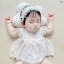 赤ちゃん用ドレス かわいい ベビー 服 ジャンプスーツ 夏服 パッケージ おなら スカート かわいい 満月..