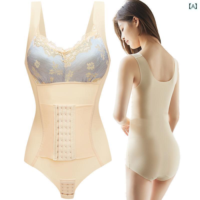 ボディ ストッキング シェイパー ブラ バックル 付きで ウエストと 腹部を 強化 し ワンピース ボディ ..