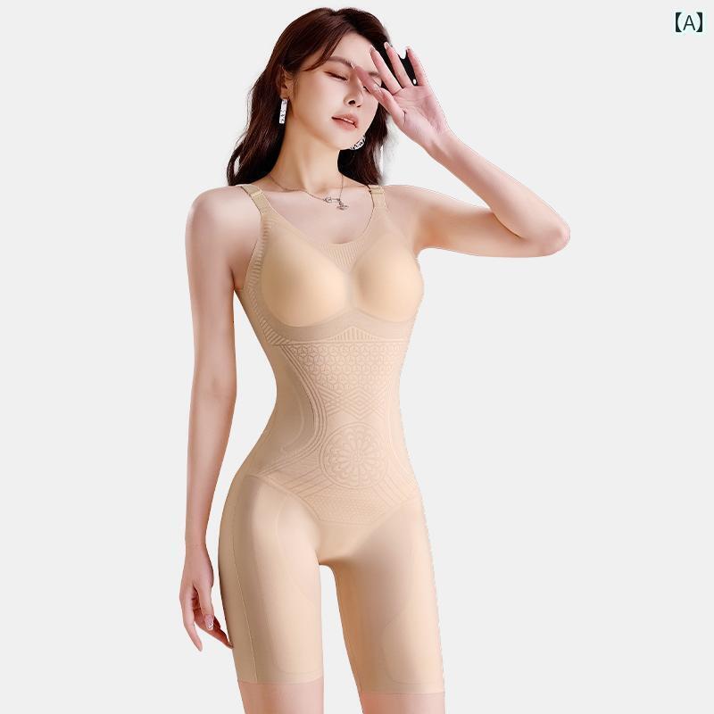 ボディ ストッキング シェイパー ボディ シェイピング 衣類 ブラジャーなしの ワンピース 下着 オール ..